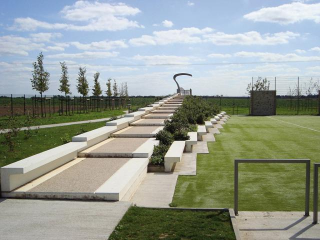 Mur végétal inox Jardin d'Aubigny