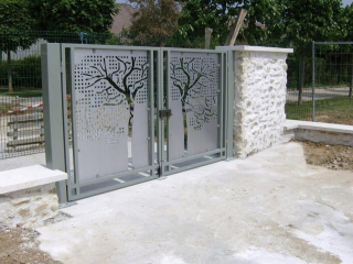 Mur végétal inox Jardin d'Aubigny