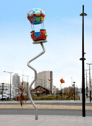 Pierre Ardouvin, TU ME FAIS TOURNER LA TTE, Oeuvre Tramway T3